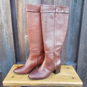 SOLD! New Essex Lane Lizzy Leather Boots 9.5 WC